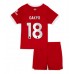 Tanie Strój piłkarski Liverpool Cody Gakpo #18 Koszulka Podstawowej dla dziecięce 2023-24 Krótkie Rękawy (+ szorty)